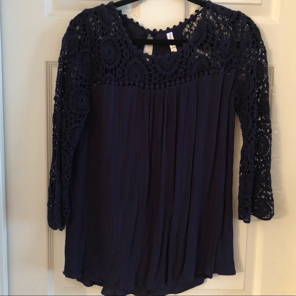 Navy Blouse